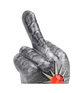 Fist Beer Opener Cool Middle Finger Shape Portable Fist Beer Bottle Opener for Men Husband Dad Grandpa Boyfriend Silver