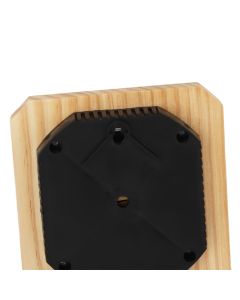 Wooden Sauna Hygrothermograph Golden Plate 0 to 120 Celsius 0 to 100 Humidity Sauna Thermometer for Indoor Family