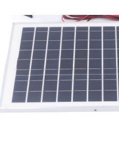 Solar Panel Kit 50W 18V with MPPT Waterproof Charge Controller 3meter Battery Clamp for Outdoor RV Boat Trailer Camper