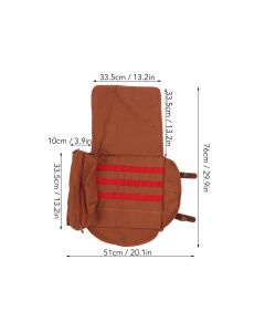 Bartender Roll Bag Carrying Bag with Shoulder Strap Large Capacity Waterproof Barware Tool Bag for Party Camping Travel