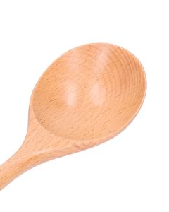 5pcs Wood Spoons Long Handle Wooden Ladle for Mixing Stirring Cooking Utensil ToolLog Color