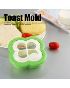 3Set Sandwich Cutter 4 Leaf Shaped Bread Mold Sushi Making Tool for Home Kitchen