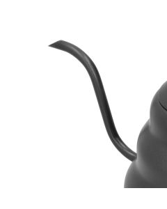 PTFE Stainless Steel Tea Pot Coffee Kettle Gooseneck Spout Pour Over Coffee Maker Drip Kettle Black1L