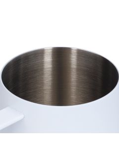 Coffee Kettle Stainless Steel Mini Portable White Thin Mouth Pour Over Kettle for Travelling Camping Tea Coffee
