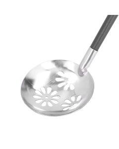 26CM Stainless Steel Round Spoon Hot Pot Ladle Dinnerware for Home Kitchen Restaurant HotelColander