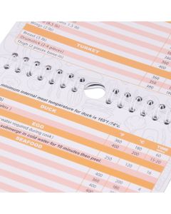 3 Pack Pot Sheets Magnet Set Fryer Pressure Cooker Keto Food Perfect Temperature Cooking Time Guide for Meat Beef Pork Vegetable Kitchen Gadgets