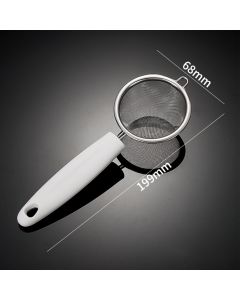 Fine Mesh Skimmer Spoon Stainless Steel Fine Mesh Food Strainer Kitchen Frying Tool for Oil Filter Skimming Grease Foam Small