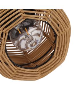 Solar Lantern Outdoor Hanging Solar Lights Waterproof Decorative Rattan Lantern for Table Patio Garden Yard Porch Tungsten