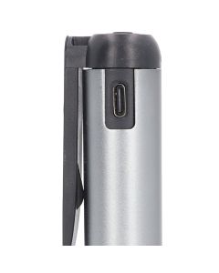 LED Pen Light Aluminum Alloy Portable USB Rechargeable Pocket Dual Beam Penlight Mini Handheld Light for Nurses Students Medical Doctors