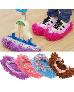 Floor Cleaning Mop Slippers Removable Shoe Covers Washable Mops Socks Sweeping Cleaning for Kitchen Bathroom Office