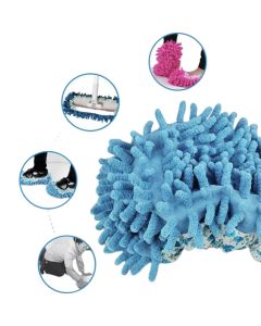 Floor Cleaning Mop Slippers Removable Shoe Covers Washable Mops Socks Sweeping Cleaning for Kitchen Bathroom Office