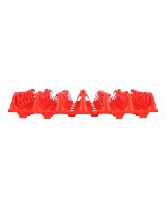 5PCS Plastic Egg Flats 30 Cell Egg Crates Holder Tray for Storage Transportation Home Farm SuppliesRed