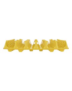 5PCS Plastic Egg Flats 30 Cell Egg Crates Holder Tray for Storage Transportation Home Farm SuppliesYellow
