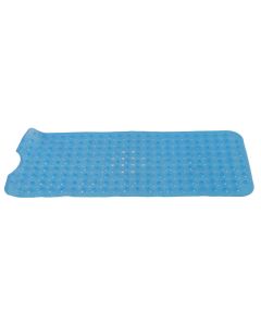 Bath Mat Mat PVC Anti Slip Mat for Bathroom Kitchen Hotel Toilet Shower Room 100x40cmBlue