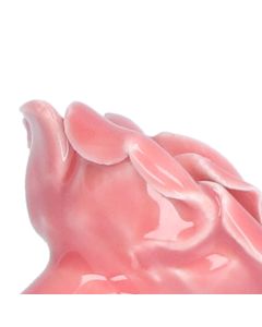 4 Set Rose Shaped Handle Modern Ceramic Cabinet Knob for Home Living Room BedroomPink