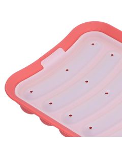Sausage Mold Food Grade Silicone Nonstick Sausage Maker Molds Homemade Hot Dogs Mold DIY Baking Tools for Home Kitchen Restaurant HotelRed