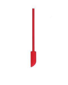 Small Spatula and Long Silicone Double Headed Mini Jam Cake Cream Makeup Bottle Spatula3pcs Red