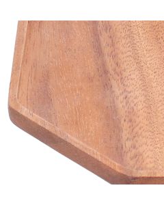 Tea Plate Natural Wood Environmental Protection Uniform Texture Odorless Serving Tray25x25x2cm
