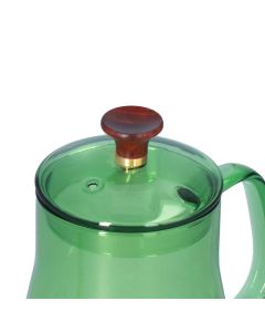 Long Spout Kettle Large Capacity Heat Resistant Easy to Clean Long Mouth Coffee PotGreen
