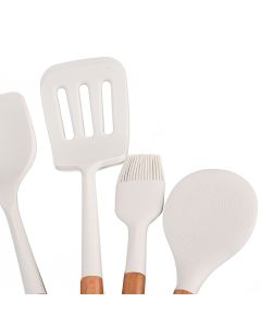 12Pcs Silicone Cooking Utensil Set White Nordic Minimalist Style NonStick Kitchenware Kit for Kitchen Gadgets