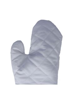 Silicone Oven Mitts with Cotton Heat Insulated Anti Scalding Baking Gloves for Home KitchenRed