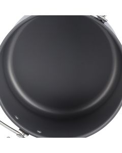 Outdoor Camping Pot Portable Aluminum Alloy Bonfire Hanging Pot with Lid Storage Bag for 6‑8 People