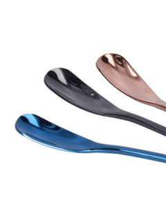 6PCS Coffee Spoon Stainless Steel Mixing Spoon Thickened Long Handle Ice Tea Desert Scoop