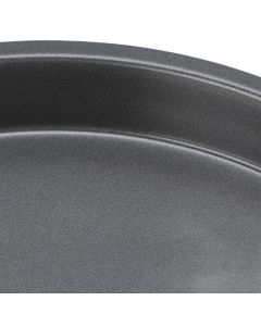 2Pcs Non Stick Pizza Pan Deep Thickened Carbon Steel Baking Pan for Kitchen Bakery10in