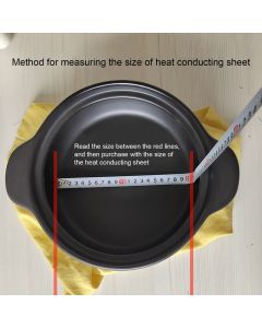 Heat Diffuser Stainless Steel Induction Cooktop Converter Disk for Gas Stove Glass Cooktop Magnetic Cookware12.3CM/4.84IN Diameter
