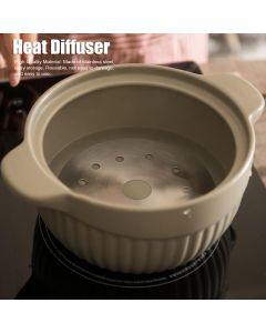 Heat Diffuser Stainless Steel Induction Cooktop Converter Disk for Gas Stove Glass Cooktop Magnetic Cookware13.8CM/5.43IN Diameter