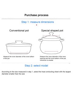 Heat Diffuser Stainless Steel Induction Cooktop Converter Disk for Gas Stove Glass Cooktop Magnetic Cookware16.5CM/6.50IN Diameter