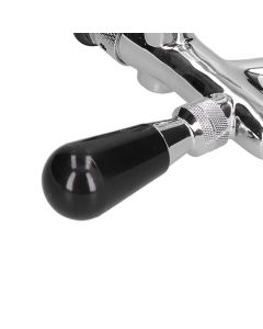 Draft Beer Adjustable Faucet Chrome Plated Stainless Steel G5/8 Shank Beer Tap for Home Brewing