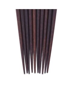 5 Pairs Chopsticks Phoebe Zhennan Printing Reusable 23cm/9.1in Long Safe for Japanese Style Box TablewareBlack