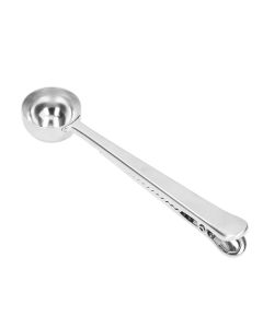 Coffee Scoop Food Grade Stainless Steel Dishwasher Available 2 in 1 Sealing Function Spoon for Kitchen Restaurant