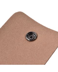 Foraging Pouch Collapsible PU Leather Canvas Mushroom Foraging Bag for Hiking Camping Hunting