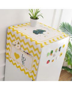 Cotton Linen Dust Protection Cover Fabric Cloth Waterproof General Cover Towel for Home Appliance GB258 35x95 Microwave Oven