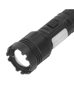LED Flashlight 8000LM 1500m Range Super Bright Flashlight Aluminum LED Zoom Flashlight with Multiple Lighting Modes