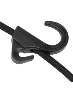 Camping Rope Strap UV Resistant POM Material Black Hooks Function Bungee Cords for Luggage Bundling