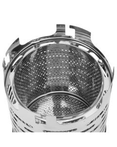 Camping Heating Stove Cover Portable Mini Stainless Steel Outdoor Camping Stove Accessories for Autumn Winter