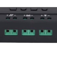 Solar Panel Controller 3 Stage PWM Charging Intelligent Microcontroller ABS Aluminum Plate 12V 24V Solar Charge Controller SEC10(10A)