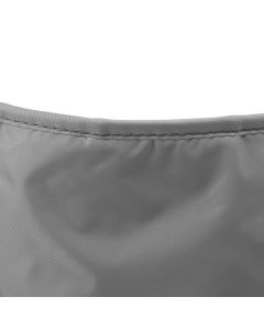 Foldable Foot Tub Polyester Double Layer Collapsible Camping Bucket with Storage Bag for Outdoor Grey