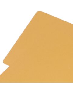 50 Sheets Metal Business Card Heat Transfer Aluminum Business Cards Blanks DIY Craft Supplies Gold