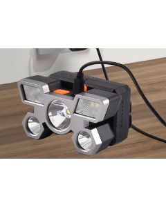 Headlamp Flashlight USB Rechargeable LED Head Light with 4 Modes for Camping Fishing and Outdoor Activities