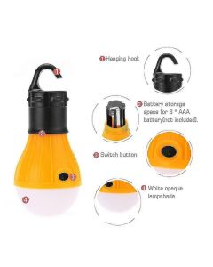 Outdoor Tent Waterproof Spherical Camping Lampyellow