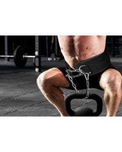 Dipping Belt for Weight Lifting Adjustable Chain for Gym Training Bodybuilding Powerlifting Fitness Workout