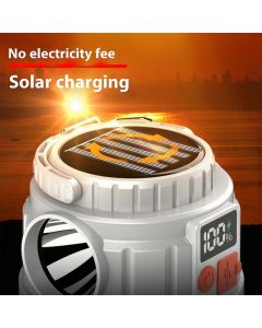 Multiple Function LED Camp Lamp Equipped With Solar Device 7 Brightness Grades And Crisis Lighting Multicolor