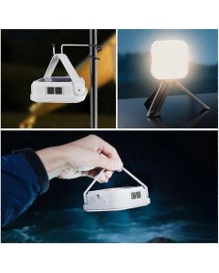 Emergency Lighting Solar Camping Light Portable Outdoor Tent Work SMD Rechargeable LED Hanging Lamp with Digital Power