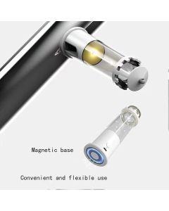 Three Layer Lighting Lighthouse Camping Maglev Camping Atmosphere Breathing Light Home Portable Sleep Light Black