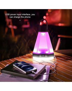 Rechargeable LED Camping Light,Outdoor Hanging Atmosphere Lamp with Adjustable Brightness,Ideal for