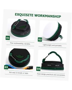 2pcs LED Camping Lantern Battery Powered with Hook Hanging Design for Tent, Outdoor Emergency Light